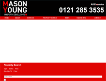 Tablet Screenshot of masonyoung.co.uk